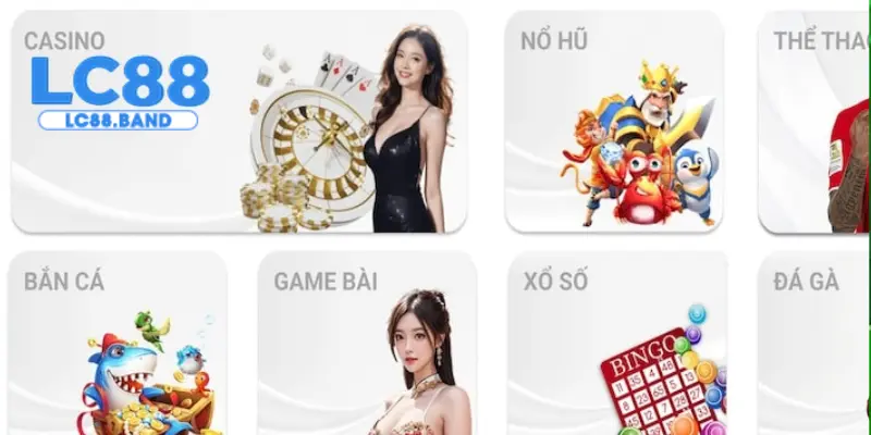 7 chuyên mục game hay tại LC88